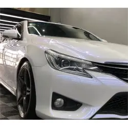 Glossy White To Blue Vinyl Car Wrap K-9304 review jtfiuuutu
