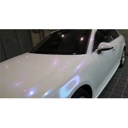 Glossy Diamond Blue White Vinyl Car Wrap K-4019 review likihgfv