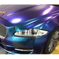 Glossy Diamond Purple Blue Vinyl Car Wrap K-4016 review Mkjhfgh