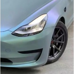 Matte Diamond Grey Blue Vinyl Car Wrap K-4006 review dhsh