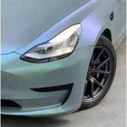 Matte Diamond Grey Blue Vinyl Car Wrap K-4006 review dhsh