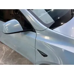 Glossy Laser Sea Blue Vinyl Car Wrap K-3012 review ytt