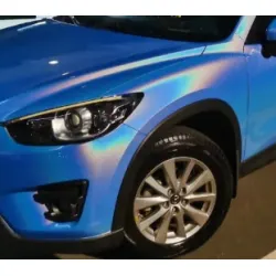 Glossy Laser Blue Vinyl Car Wrap K-3006 review gtyio