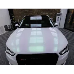 Glossy Aurora White Vinyl Car Wrap K-1610 review vghnjk