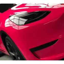 Glossy Fluorescencet Pink Vinyl Car Wrap K-8004 review fghbjkiom