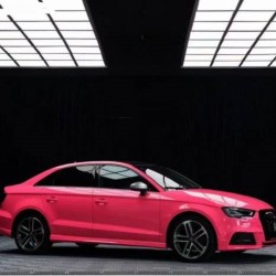 Glossy Fluorescencet Pink Vinyl Car Wrap K-8004 review Brown