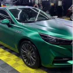 Pure Metal Dark Green Vinyl Car Wrap K-9214 review wsdfg