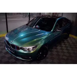 Glossy Chameleon Jungle Green Vinyl Car Wrap K-4036 review wsedfgh