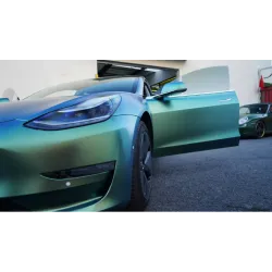 Matte Chameleon Spring Green Vinyl Car Wrap K-4035 review ikjmjhyyyyy