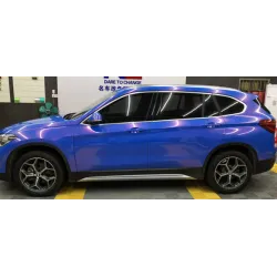 Glossy Diamond Blue Red Vinyl Car Wrap K-4002 review dfghjunb