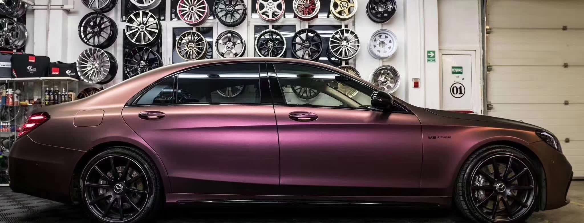 Matte Diamond Night Brown Red Vinyl Car Wrap K-4005 review vsxdcfvg