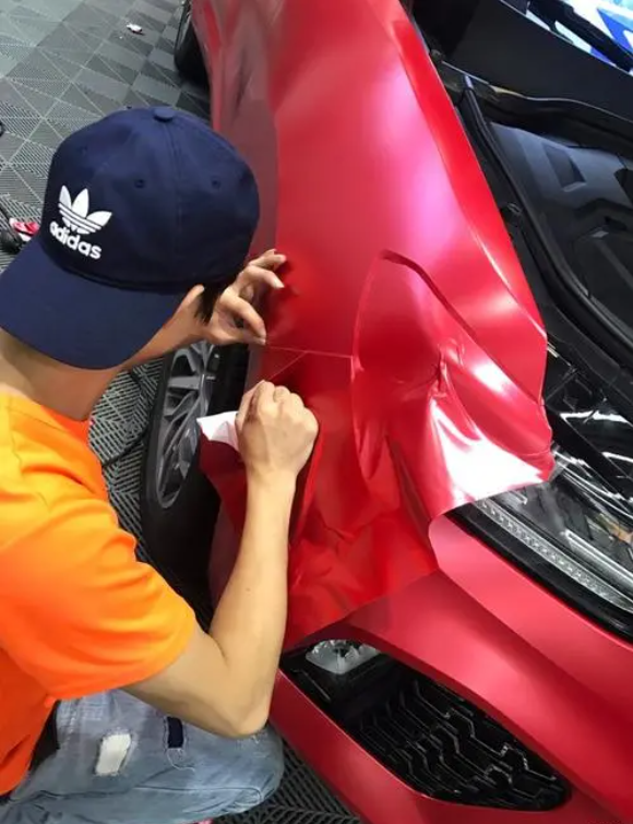 Pure Metal Red Vinyl Car Wrap K-9213 review DCV BNHJK