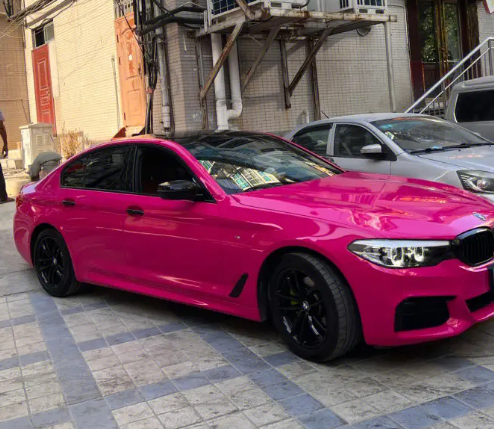 Glossy Crystal Rose Red Vinyl Car Wrap K-7006 review fvgbhnjy