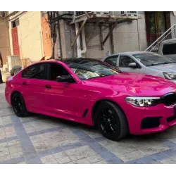 Glossy Crystal Rose Red Vinyl Car Wrap K-7006 review fvgbhnjy