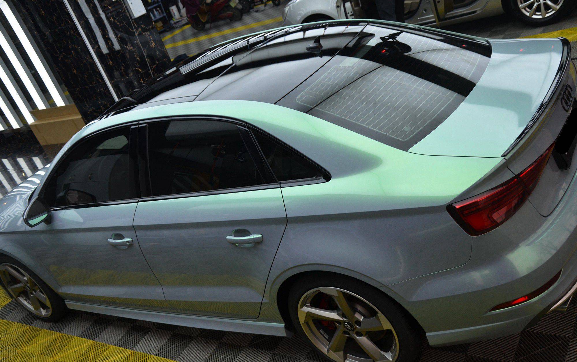 Twin Grey Green Vinyl Car Wrap K-1706 review kjmnhb vo