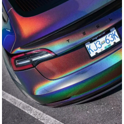 Glossy Rainbow Laser Grey Vinyl Car Wrap K-3001 review fgtrffedwsaxa 02