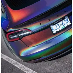 Glossy Rainbow Laser Grey Vinyl Car Wrap K-3001 review fgtrffedwsaxa 02