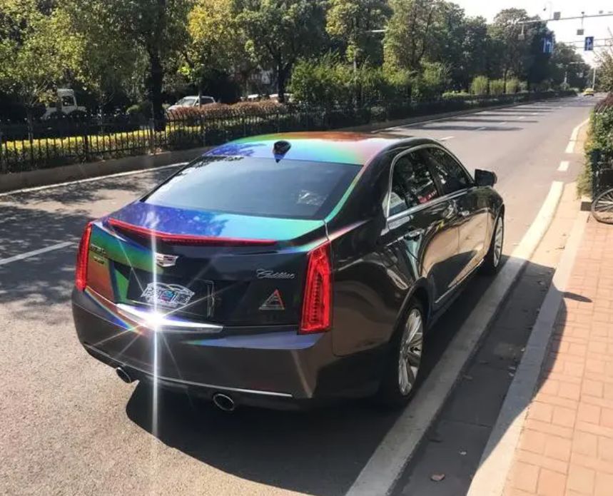 Glossy Rainbow Laser Grey Vinyl Car Wrap K-3001 review ujnhbgvfcd