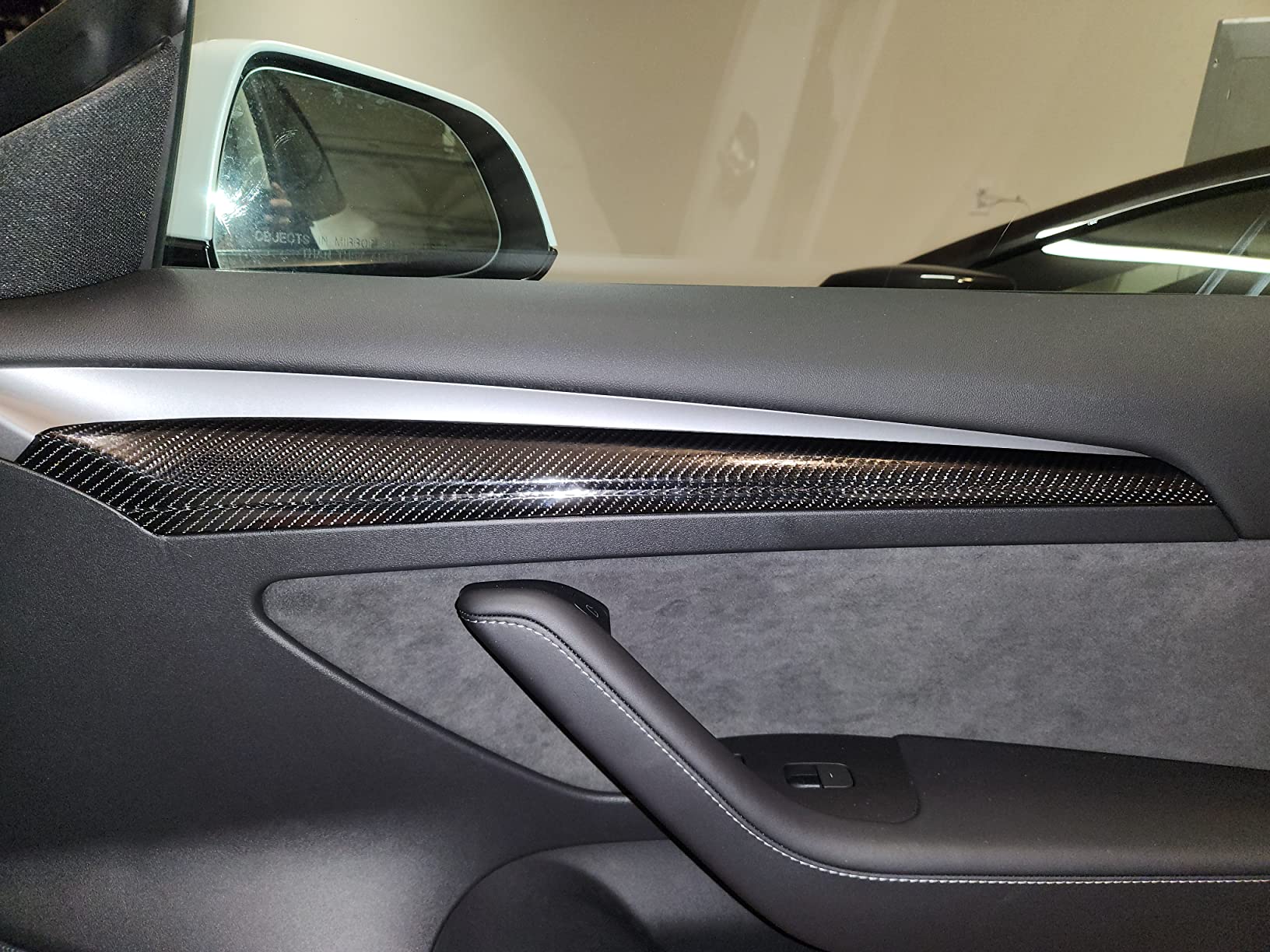 6D Super Gloss Emulational Carbon Fiber Black Car Wrap K-9012 review yhynh 01