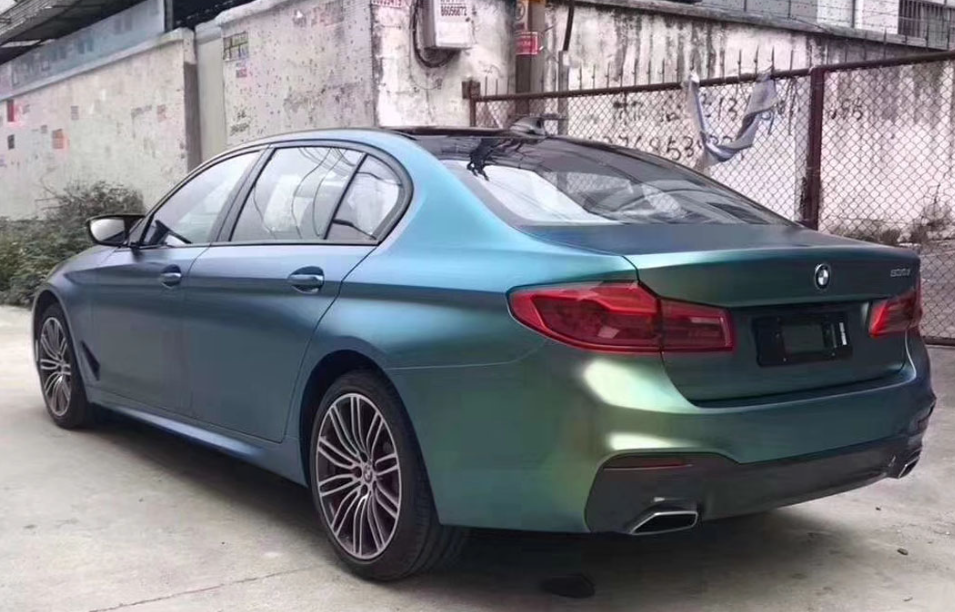 Matte Chameleon Spring Green Vinyl Car Wrap K-4035 review kiukuikujn