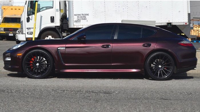 Glossy Metallic Black Rose Vinyl Car Wrap K-2102 review Heather