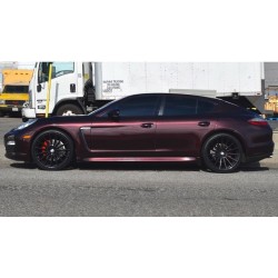 Glossy Metallic Black Rose Vinyl Car Wrap K-2102 review Heather