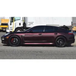Glossy Metallic Black Rose Vinyl Car Wrap K-2102 review Heather