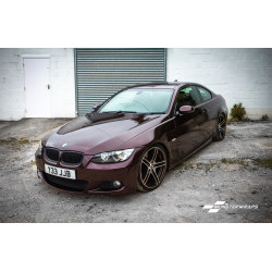 Glossy Metallic Black Rose Vinyl Car Wrap K-2102 review Kevin