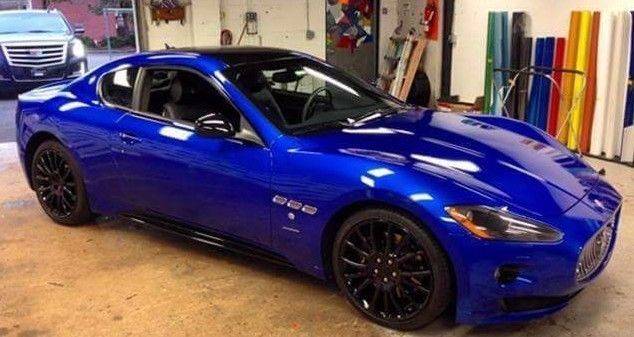 Metal Paint Deep Blue Vinyl Car Wrap K-6006 review Allison