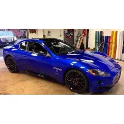 Metal Paint Deep Blue Vinyl Car Wrap K-6006 review Allison