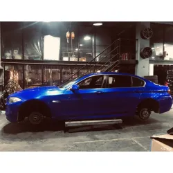 Metal Paint Deep Blue Vinyl Car Wrap K-6006 review George