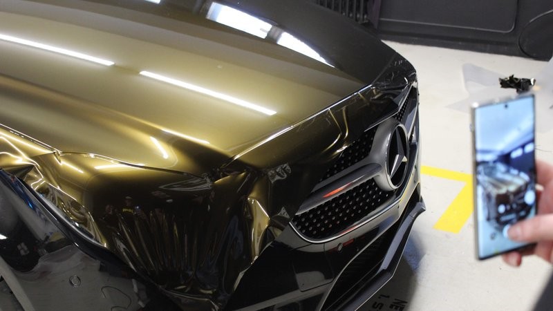 Glossy Ghost Midnight Gold Vinyl Car Wrap K-1504 review Patrick