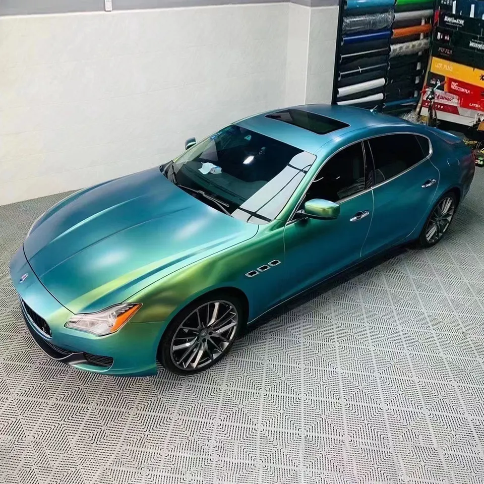 Matte Chameleon Spring Green Vinyl Car Wrap K-4035 review Galen