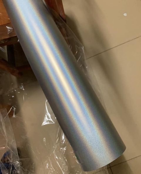 Matte Laser Silver Vinyl Car Wrap K-3014 review William 01