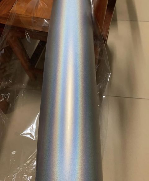 Matte Laser Silver Vinyl Car Wrap K-3014 review William 02