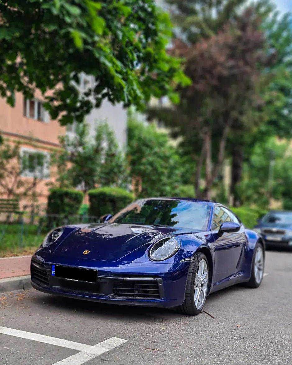 Glossy Gentian Blue Vinyl Car Wrap K-1413 review Ava