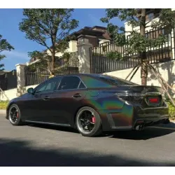 Laser Black Vinyl Car Wrap K-1602 review Charlotte Johnson