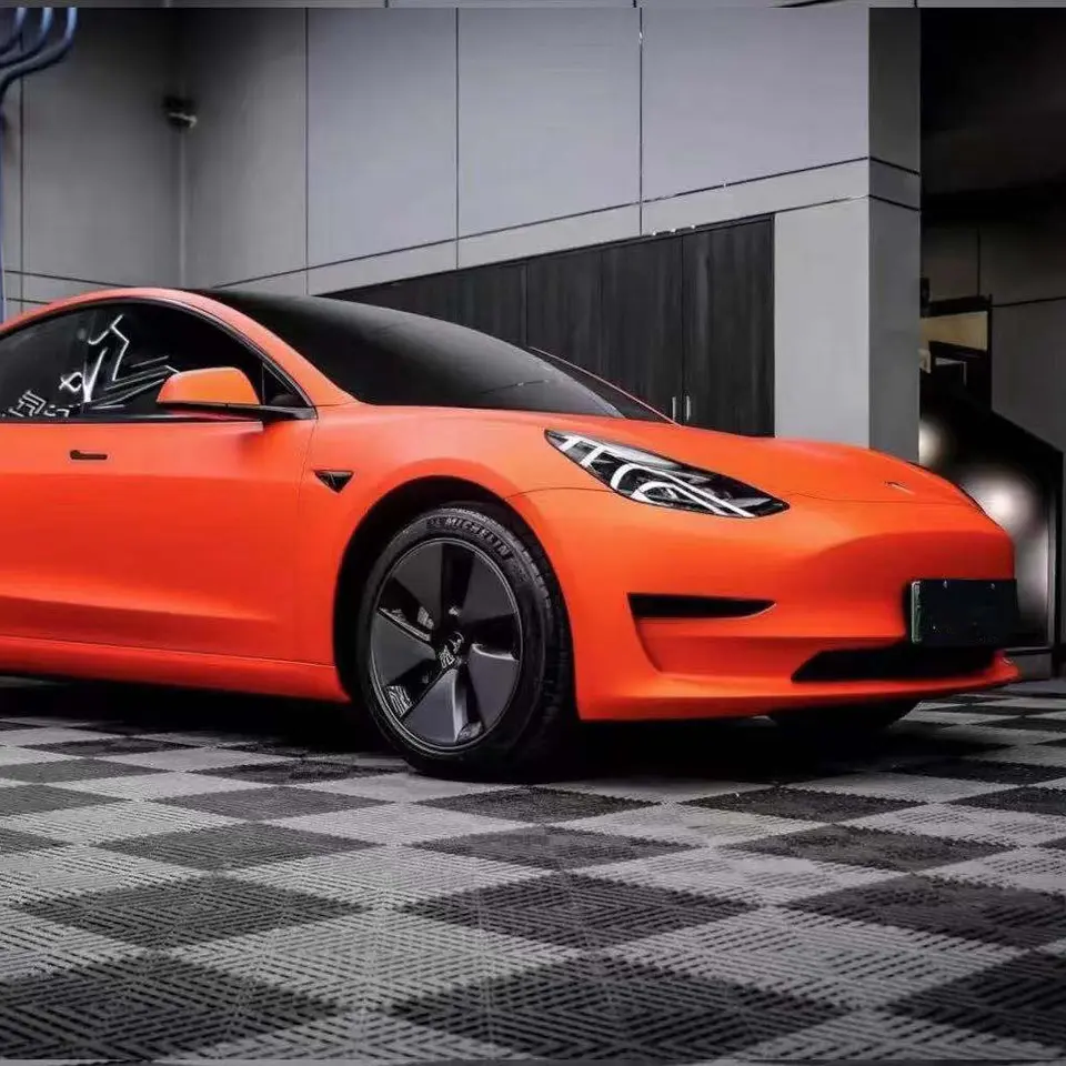 Ultimate Flat Orange Vinyl Car Wrap K-2016 review tyhbtgytg 01