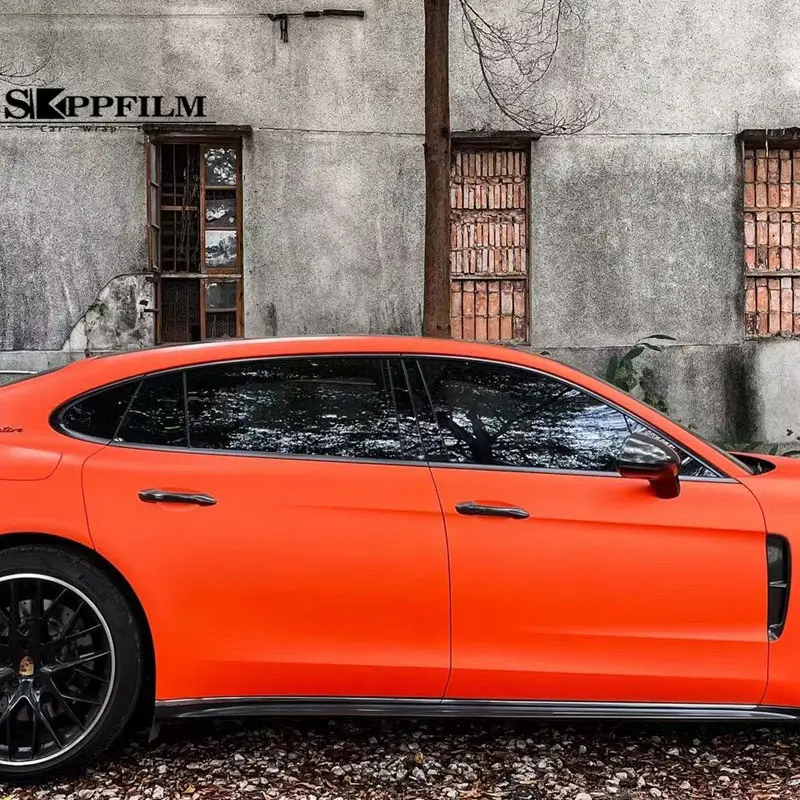 Ultimate Flat Orange Vinyl Car Wrap K-2016 review yhtynbtghb