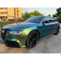 Glossy Chameleon Jungle Green Vinyl Car Wrap K-4036 review sddfbfgn 01