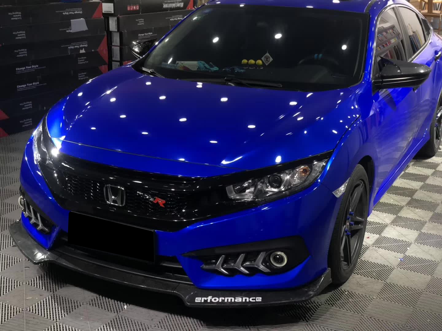 Metal Paint Deep Blue Vinyl Car Wrap K-6006 review tghygbnl 02