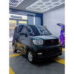 Matte Diamond Black Green Vinyl Car Wrap K-4011 review Nvfvgh