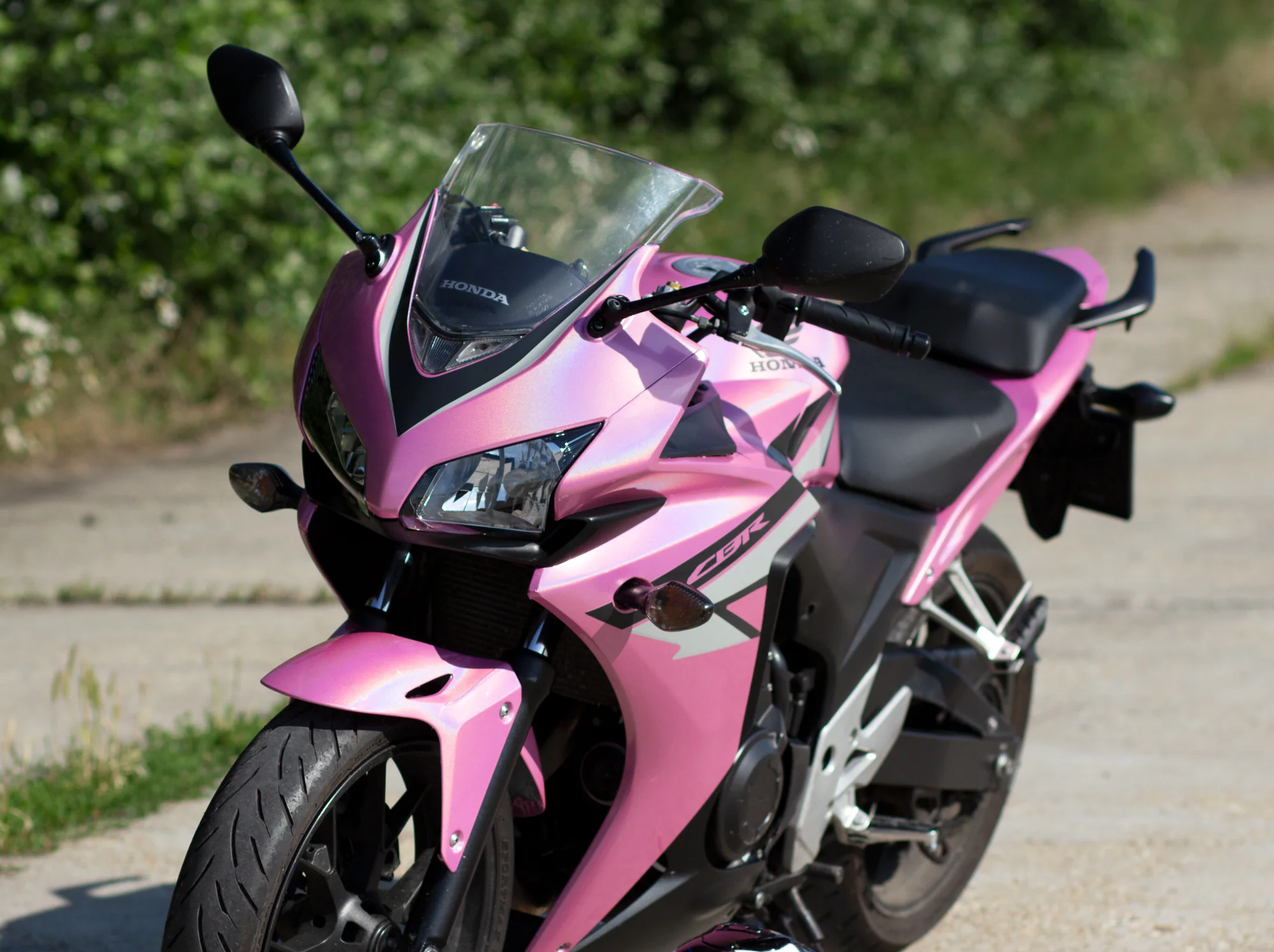 Glossy Laser Pink Vinyl Car Wrap K-3007 review James