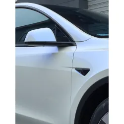 Glossy White To Blue Vinyl Car Wrap K-9304 review yhybbhni 01