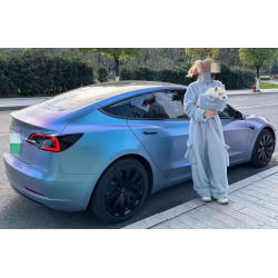 Matte Diamond Grey Blue Vinyl Car Wrap K-4006 review rfvfgtbn