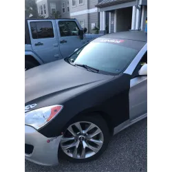 Matte Frosted Black Vinyl Car Wrap K-9502 review Jhhnno Biber