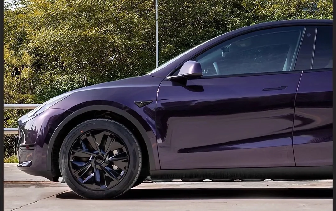 Glossy Midnight Purple Vinyl Car Wrap K-2114 review Enkidh