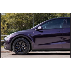 Glossy Midnight Purple Vinyl Car Wrap K-2114 review Enkidh