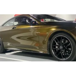 Glossy Ghost Midnight Gold Vinyl Car Wrap K-1504 review Anyga 01