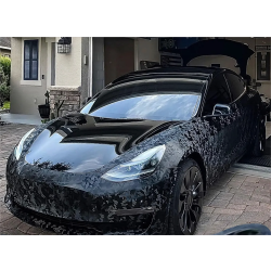 3D Ghost Camouflage Black Vinyl Car Wrap K-9503 review Ebggydug